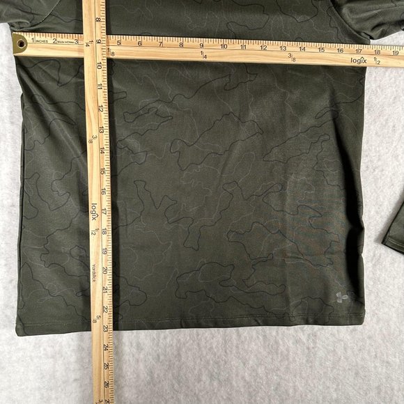 Under Armour Womens Turtleneck Sport Top Loose Fit Size XS Olive Green NWT - Picture 7 of 13